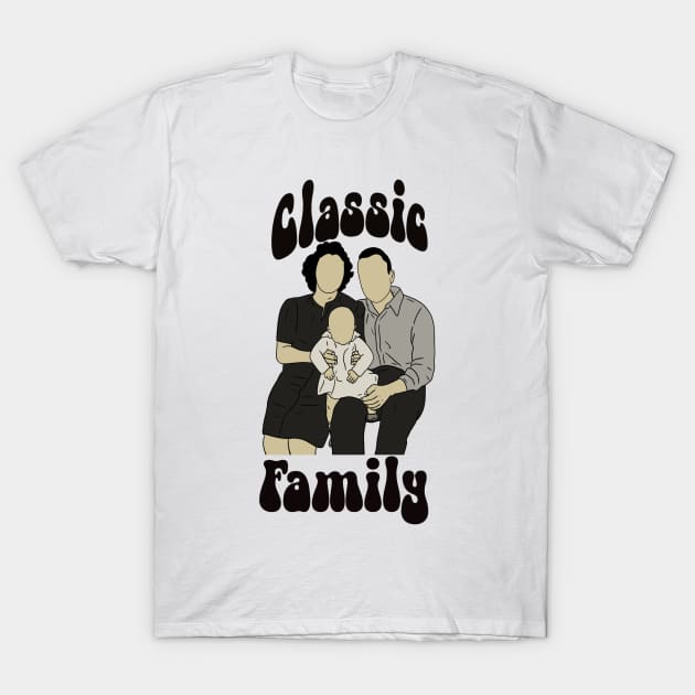 Classic family portrait T-Shirt by RiyanRizqi